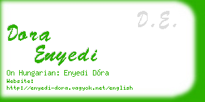 dora enyedi business card