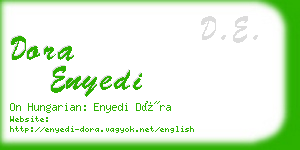 dora enyedi business card
